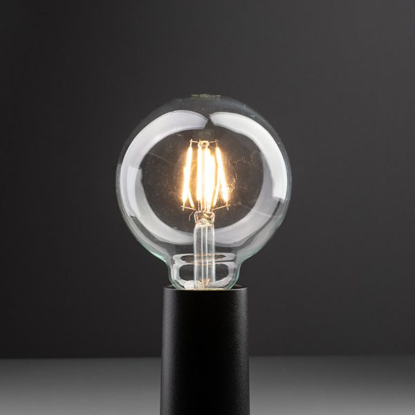 LED Filament Ping Pong Bulb E27 4W Clear - G45 - Image 2