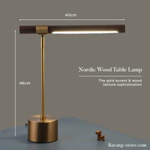 Nordic Wood Table Lamp