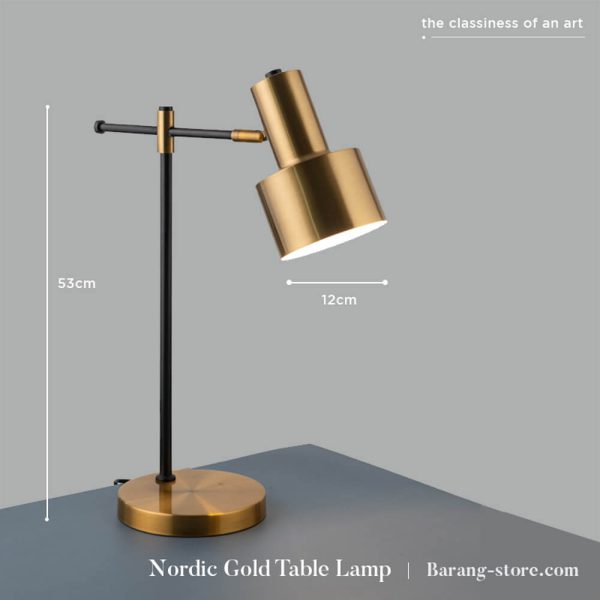 Nordic Gold Standing / Table Lamp - Image 4