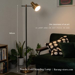 Nordic Gold Standing Lamp